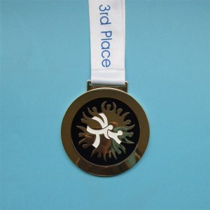 Výrobcena vlastní kvalitní kovový 3D maraton sportovní medaile