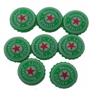 Vlastní design Depated Logo Round Silicone Beer Bottle Savers Caps Universal Water Beer Saver Reseible Cap Silikonové láhev silikonové pivní láhve čepice sodní láhev spořič korunní čepice víno víno