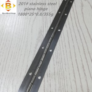 Standardní velikost dlouhý závěs 201#72 ‘\'*1 Piano závěs znerezové oceli Continuous řádek klavírní závěs