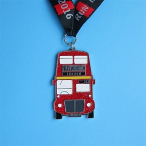 Medaile vyrábí zlaté pokovované medaile 3D Printing Metal Sports Race Award