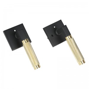 S7137 Moderní čtvercová páka dveří pro vnitřní dveře, kliky těžkých dveří