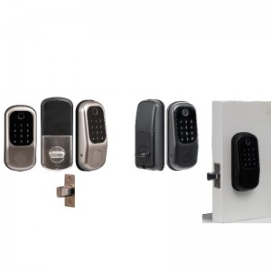 3003 Smart Lock, bezklíčový vstupní zámek dveří, zámek dveří Deadbolt s klávesnicí, inteligentní zámek s aplikací Bluetooth, karta IC, přístupový kód, klíče, snadno instalační pro domov, byt, hotel, kancelář, kan...