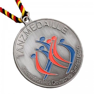Starožitné stříbrné medaile New Marathon Awards Medaile Sportovní medaile a stuhy