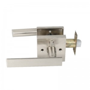 S7510 Herco -Duty Privation Door páka páky Door Lock Sets saténnikl bezklíčové knoflíky dveří ložnice/bathroom/interior dveře vlevo/right ruční dveře