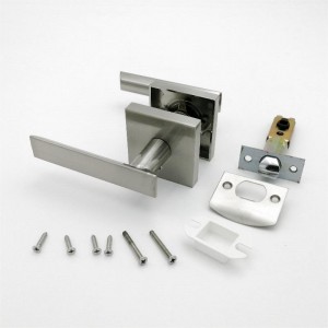 S7510 Herco -Duty Privation Door páka páky Door Lock Sets saténnikl bezklíčové knoflíky dveří ložnice/bathroom/interior dveře vlevo/right ruční dveře