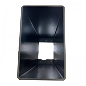 Černé eloxované extrudované profily, CNC frézování vysoce přesných částí