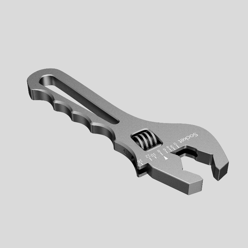 Nastavitelný klíčový klíč pro 3an-16an hadicový adaptér hliníku
