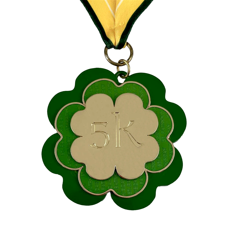 3D Gold Metal Award Marathon běžící sportovní medaile barevná medaile UV tiskové medaile