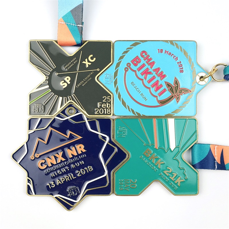 Ocenění maratonu provozující medailina kovové sportovní medaili