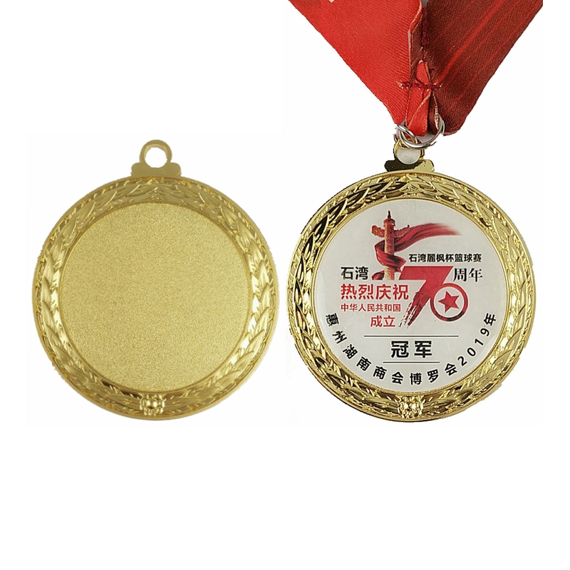 Roubíknový styl vlastní medaile Design Medaile Logo samolepky