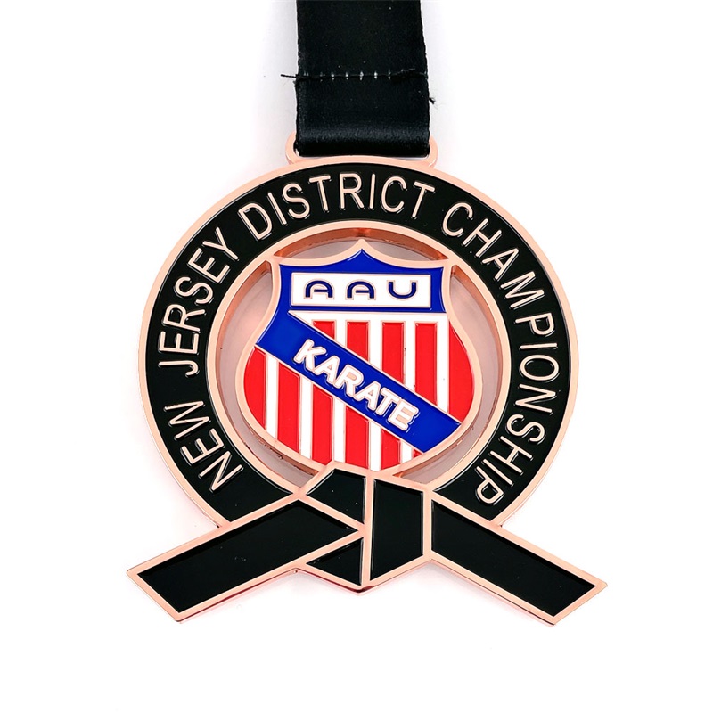 Vlastní tvar Logo Metal Sport Medaile pro velkoobchodní boxerské závody medaile