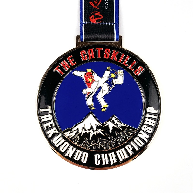 Vlastní tvar Logo Metal Sport Medaile pro velkoobchodní boxerské závody medaile