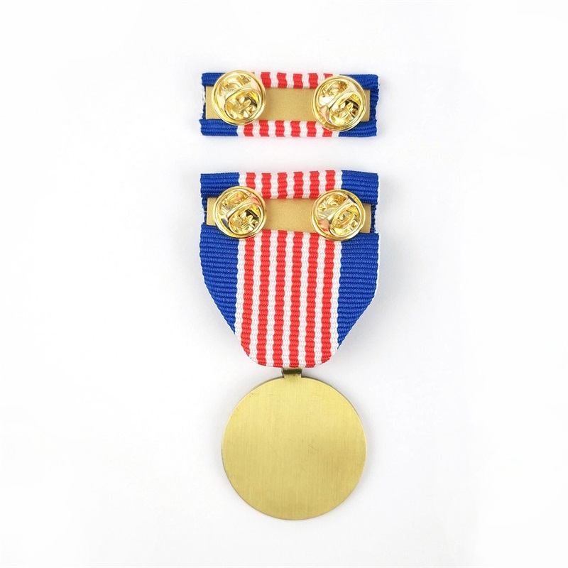 Vlastní lesklé zlaté pokovené logo medaile cti