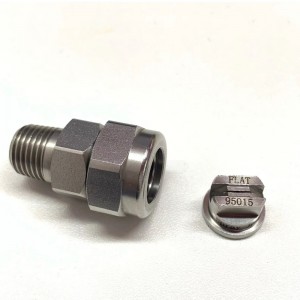 TP UniJet Spray Tipy, TPU, plochá ventilátorová tryská tryská tryska znerezové oceli, tryska z čištění kovu, tryska