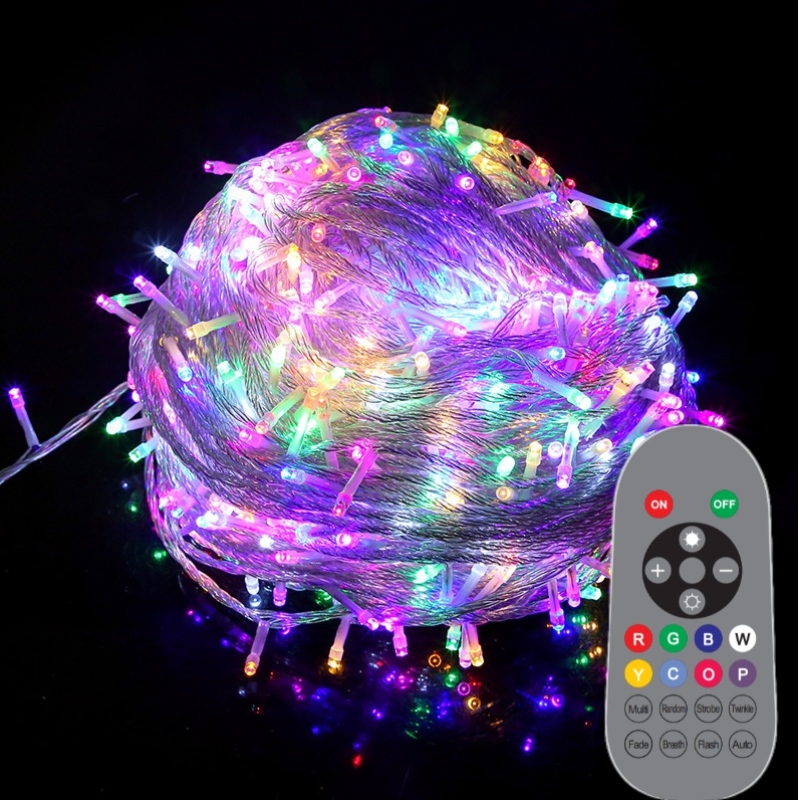 Holiday Outdoor Garland Lighting Christmas Lights Wedding Party Dekorace LED RGB Fairy String Light