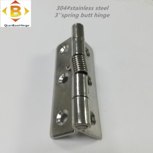 304#Stainless Steel Spring Butt Hing Dveře blíže závěs