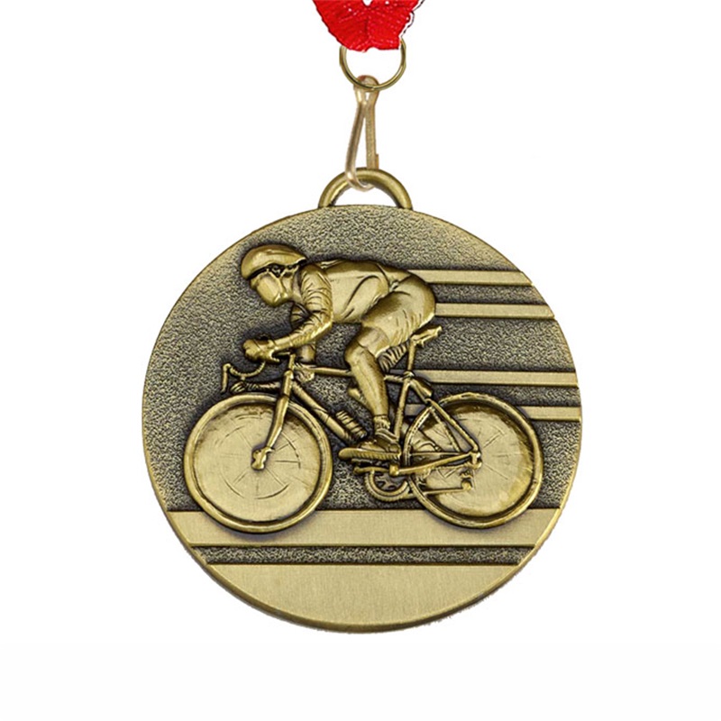 Custom Design Award Trophies Challenge Metal Medaile Cycling Medaile pro děti