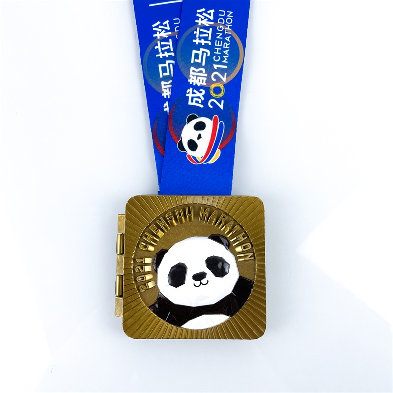 Panda Design Quality Custom Marathon Medaile Metal Sport Medaile