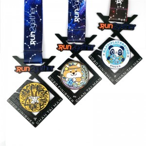 Velkoobchod bez minimálního řádu smaltovaných maratónských medailí