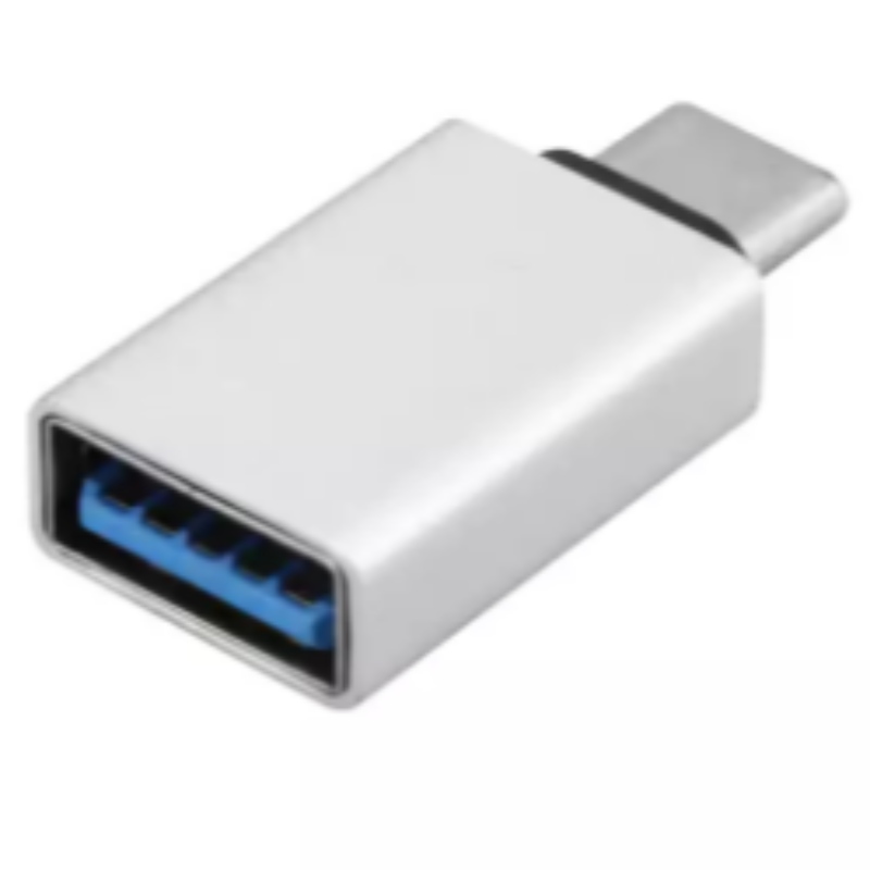 Niklovaný adaptér USB typu A ocasní zásuvka 3 v 1 PC PC.