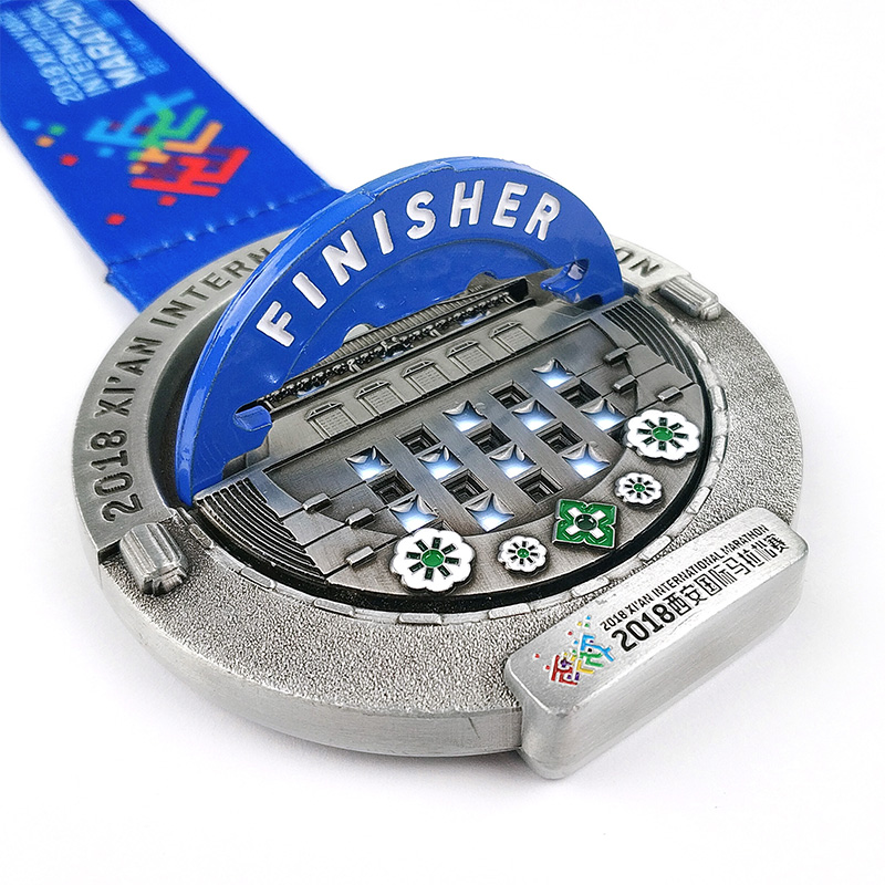 Přizpůsobená atletická spinningová medaile velkoobchodní medaile za cenu sportovního maratonu