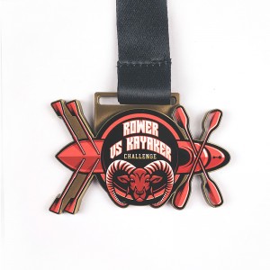 Lité kovové medaile stříbrný medailon