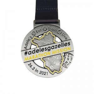 Vlastní medaile Fast Hollow Out Medailes Custom Metal Zinc slitina