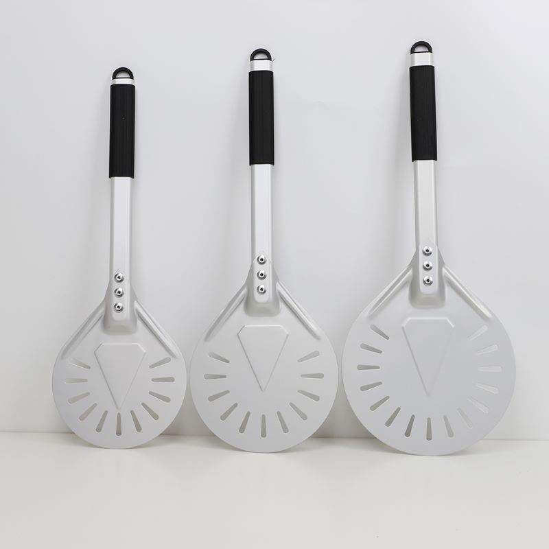 Revit montáž 7inch/8inch/9inch Perforované hliníkové pizza Peel Pizza Shovel Pizza Spatula pizza pádlo