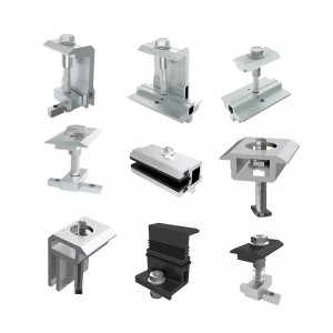 SOLÁRNÍ PANEL Photovoltaic modul Bracket Accessories Boční tlak Blok Galvanizovaný středně tlakový blok