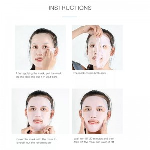 Opakovaně použitelná silikonová maska ​​maska ​​kryt silikonové masky s opětovným použitím zvlhčující zvlhčování obličejové silikonové masky anti-odpovídající maska ​​nástroje pro péči o obličej