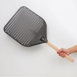 Odeslánaná eloxovaná 12 palců 14 palců Perforovaná hliníková pizza Peel Pizza Shovel Pizza Spatula Pizza Turner
