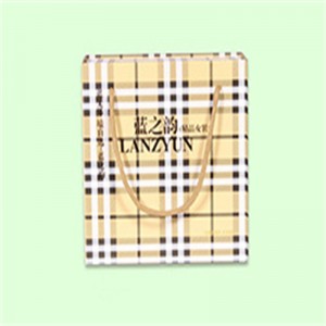 Stripe zkontrolovaný papírový sáček