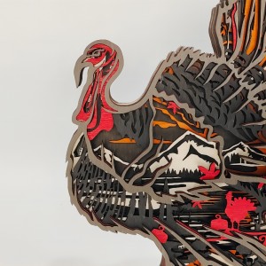 3D dřevěný artefakt