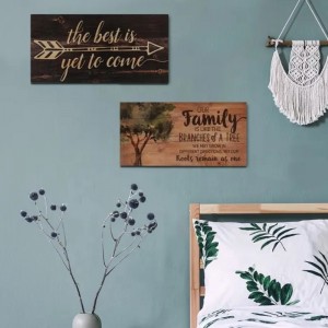 Personalizované umělecké řemeslo dřevo znamení dřeva