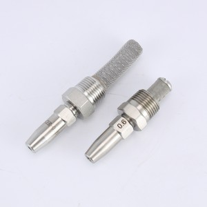 Výkonná kapalná sloupcová sprejová tryská tryská stroj řezaná hrana vodovodní trysky jehly