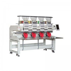 Vysokorychlostní vyšívací stroj se čtyřmi hlavami vysokorychlostní počítač