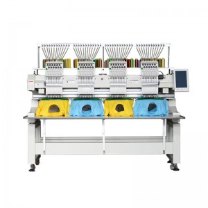 Vysokorychlostní vyšívací stroj se čtyřmi hlavami vysokorychlostní počítač