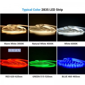2835 60leds/m LED pás