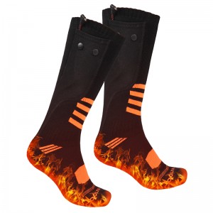 Omyvatelné 7,4 V dobíjecí baterie Elektrické topné ponožky pro zimní venkovní sporty