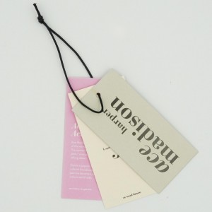 Hangtag přizpůsobený tisk