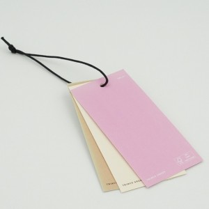 Hangtag přizpůsobený tisk