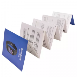 Skládací příručka k výuce produktu