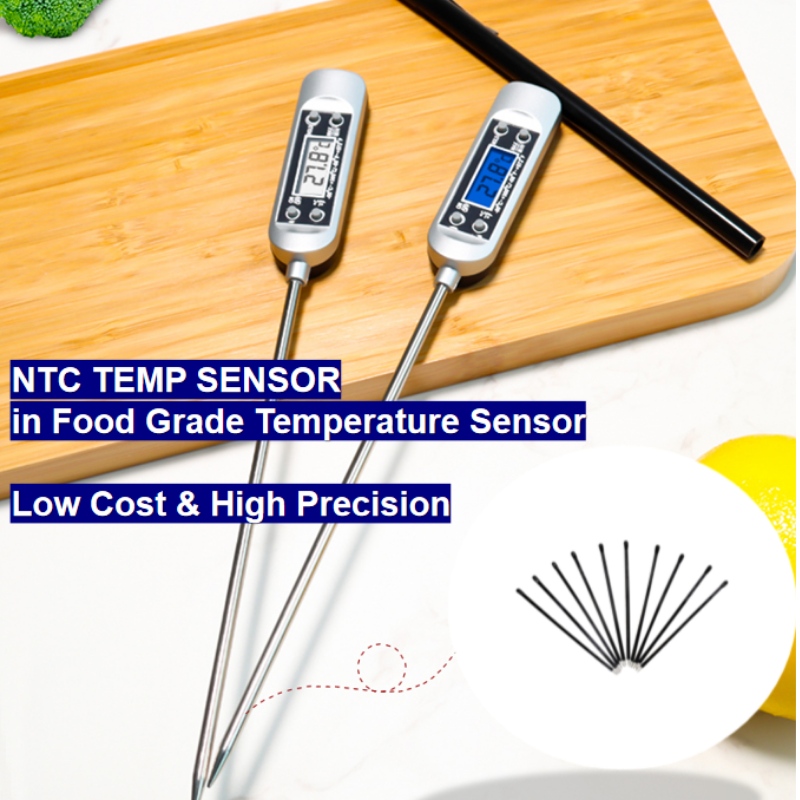 Senzor teploty NTC ve senzoru potravinového stupně