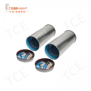 Prázdné kulaté čajové plechovky Potravináře Uzavřená železná krabice Čaj balení káva cukr Cugr Curut Custom Tea Craft dárkové plechovky