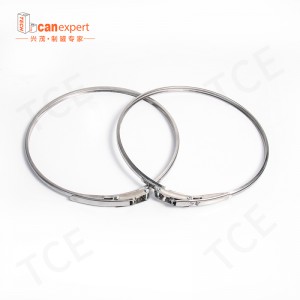TCE-toctory Hot Sale Iron Hoop of Orchid MetalPail Accessories