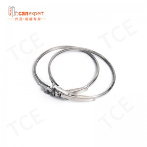 TCE-toctory Hot Sale Iron Hoop of Orchid MetalPail Accessories
