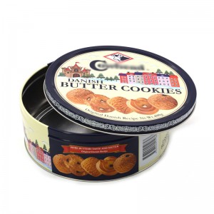 Horký prodej produktu Cylindrical cín může jídlo vysoce kvalitní kovové sušenky