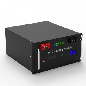 Racknamontován 48V 100/150 200Ah LifePO4 Home Appliances stohovatelné RS232/rs485/can komunikace Rychlánabíjení lithium iontové baterie s LCD