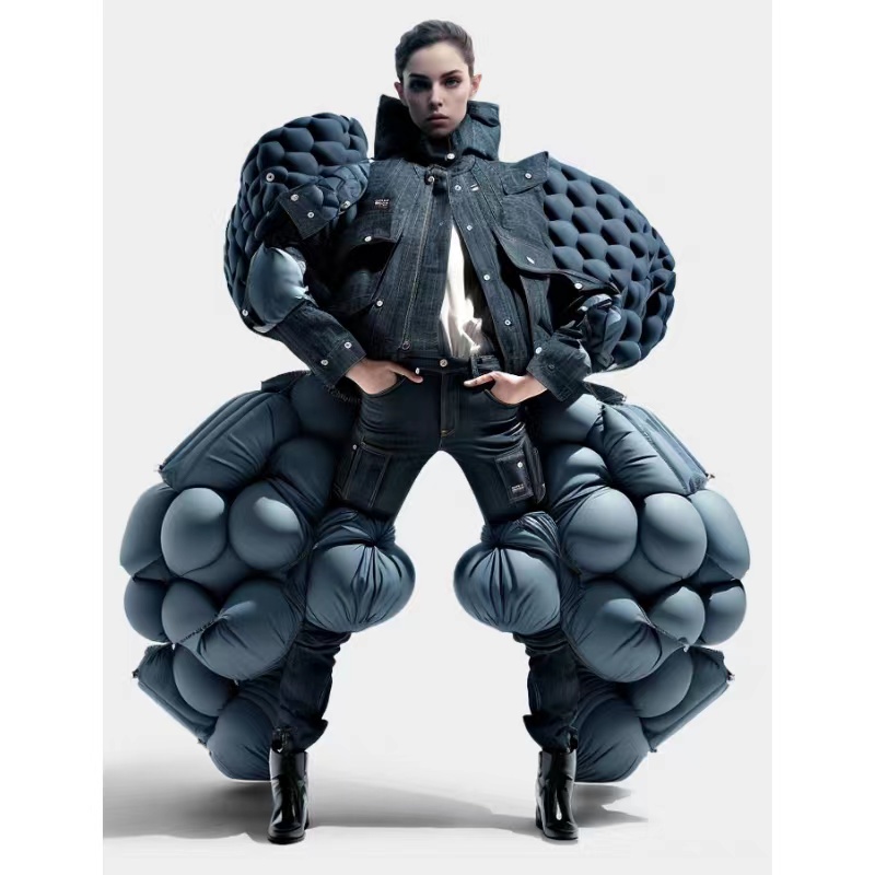 G-Star Raw/ready-to-wear/ai umělá inteligence Design/demim Collection/exgerované siluety