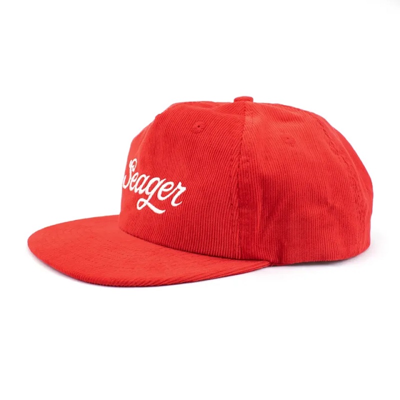 OEM Custom Logo Corduroy Hats Přizpůsobit vintage 5 panel Nestrukturované uzávěry Snapback